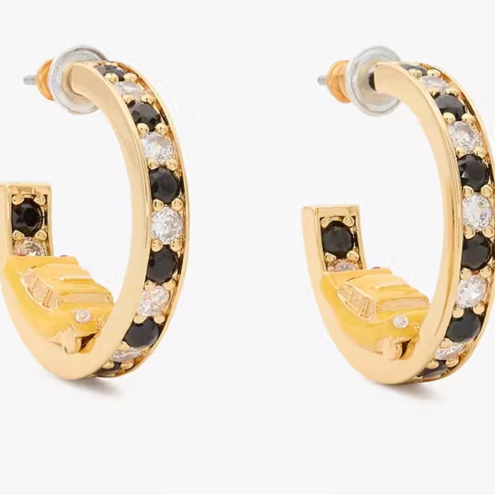 NWT Kate Spade NYC taxi cab earrings